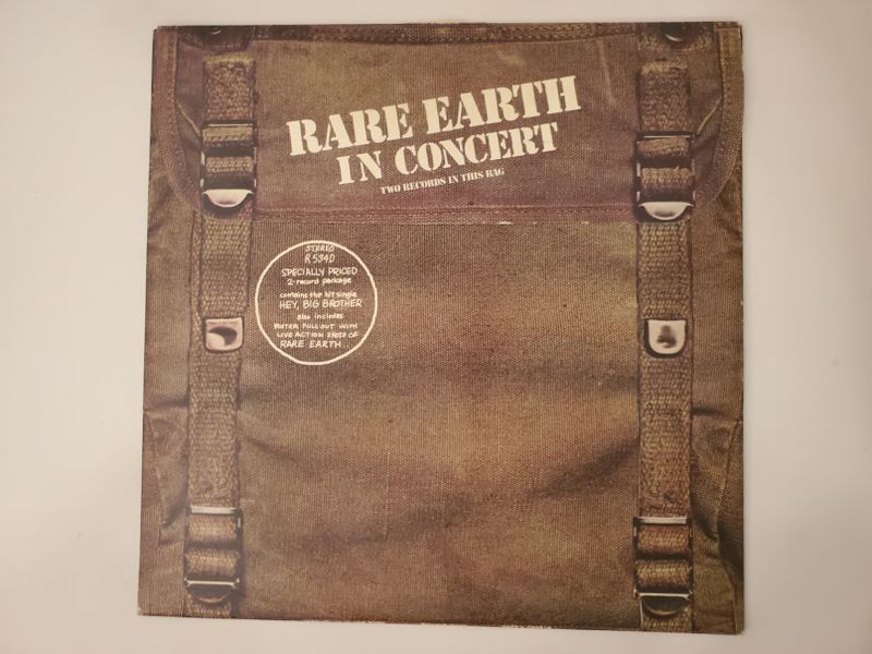 Rare Earth In Concert vinyl record